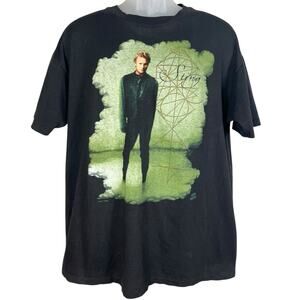 Vintage Size XL Sting 1991 Black Concert T-Shirt The Soul Cages Tour Made in USA